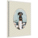Framed Canvas 18x24 Sylvie Beaded White 1