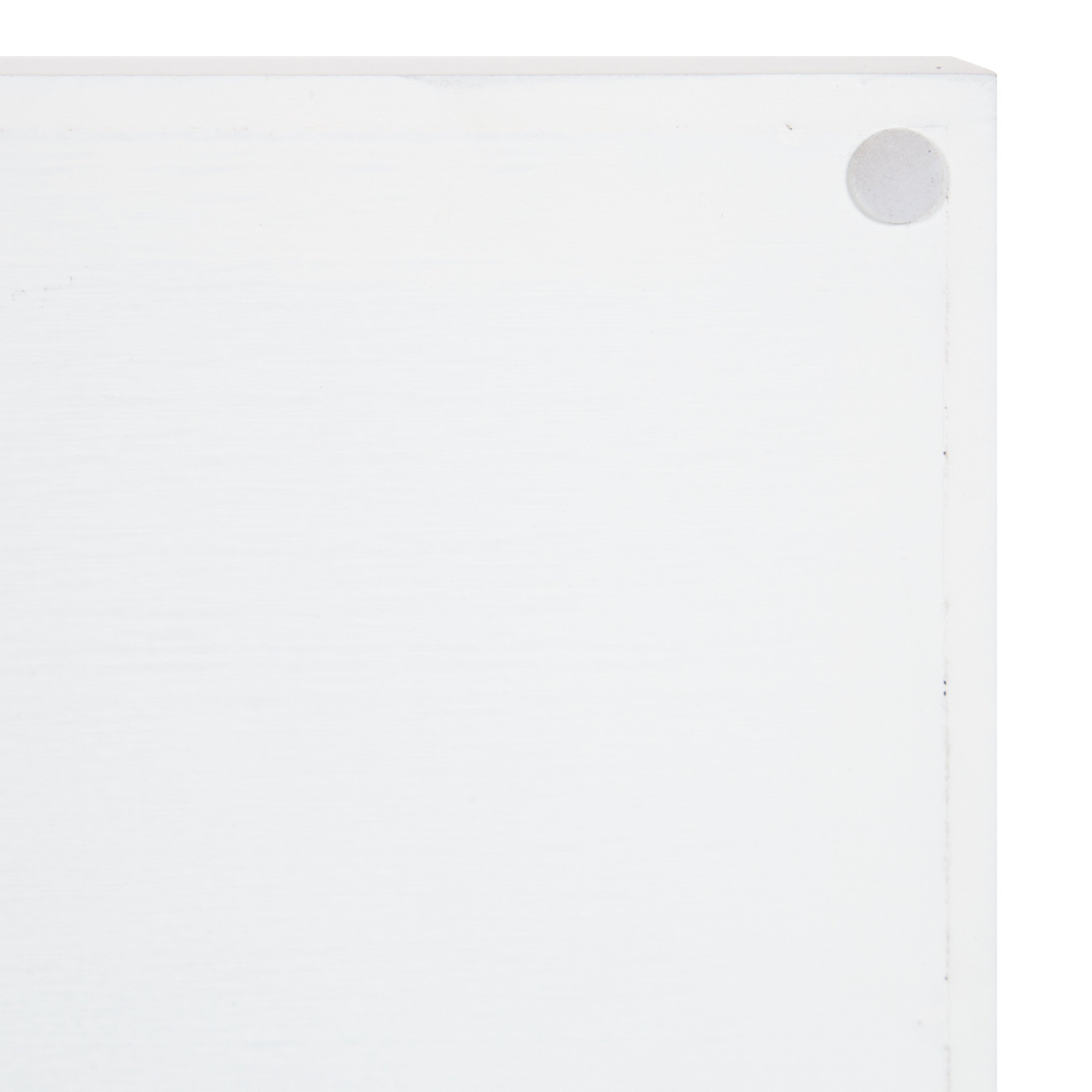 Single Tray White Silver 10x24 5