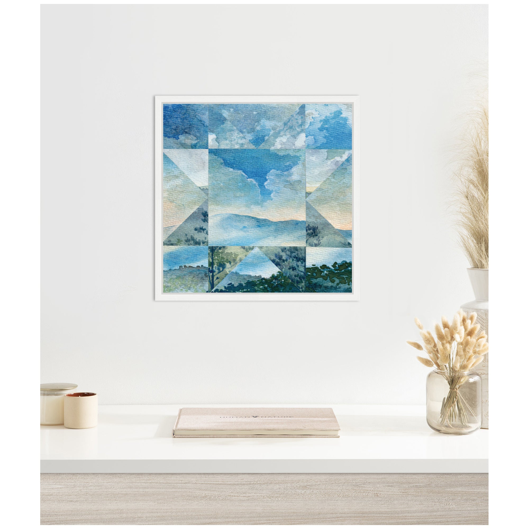 Framed Canvas 16x16 Sylvie White 5