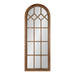 Windowpane Mirror Rustic Brown 18x47 2