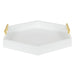 Single Tray White Gold 18x18 2
