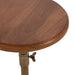 Drink Table Walnut Brown Gold 10x10x30 3