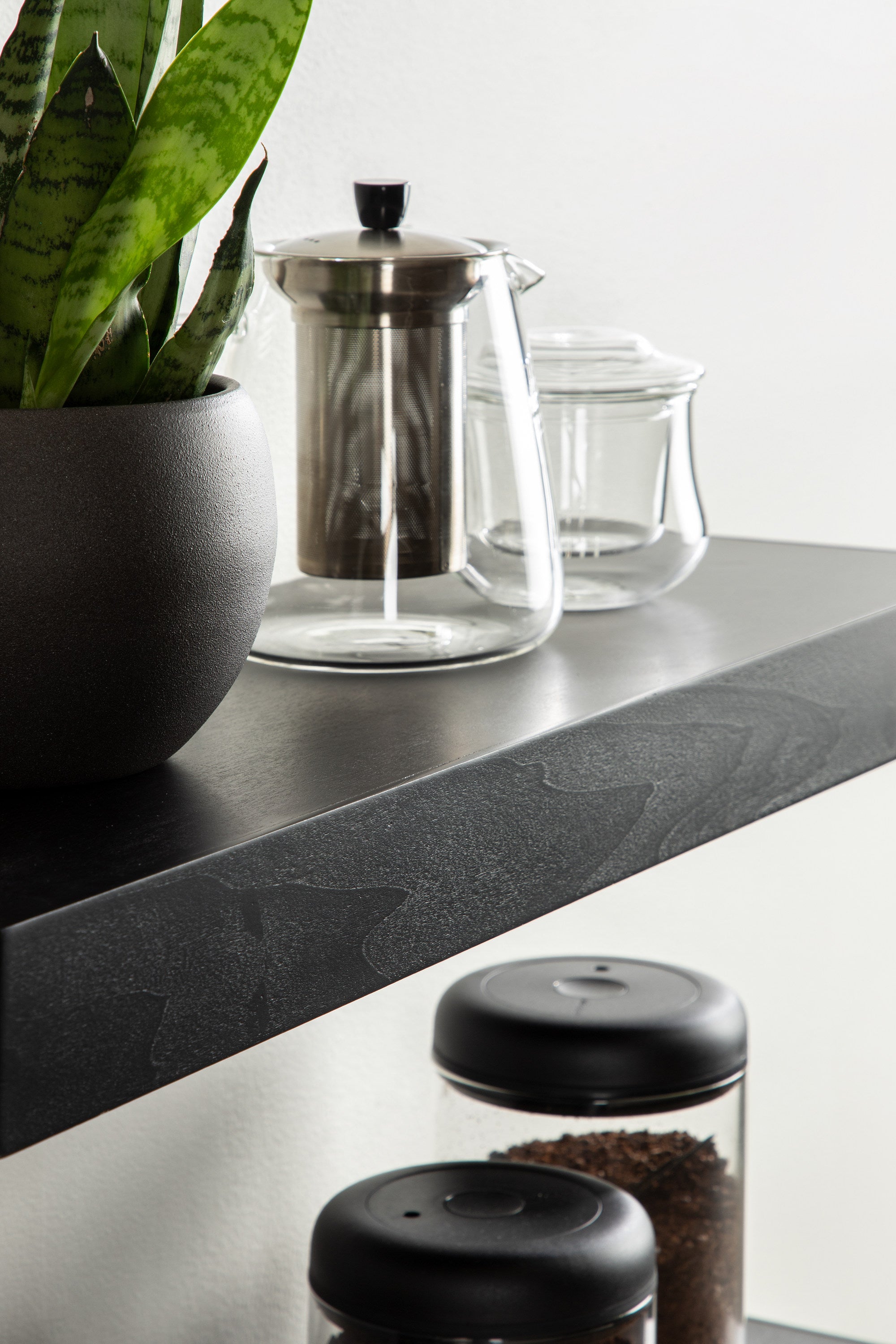 Floating Shelf 2 Piece 24 Inch Black 8
