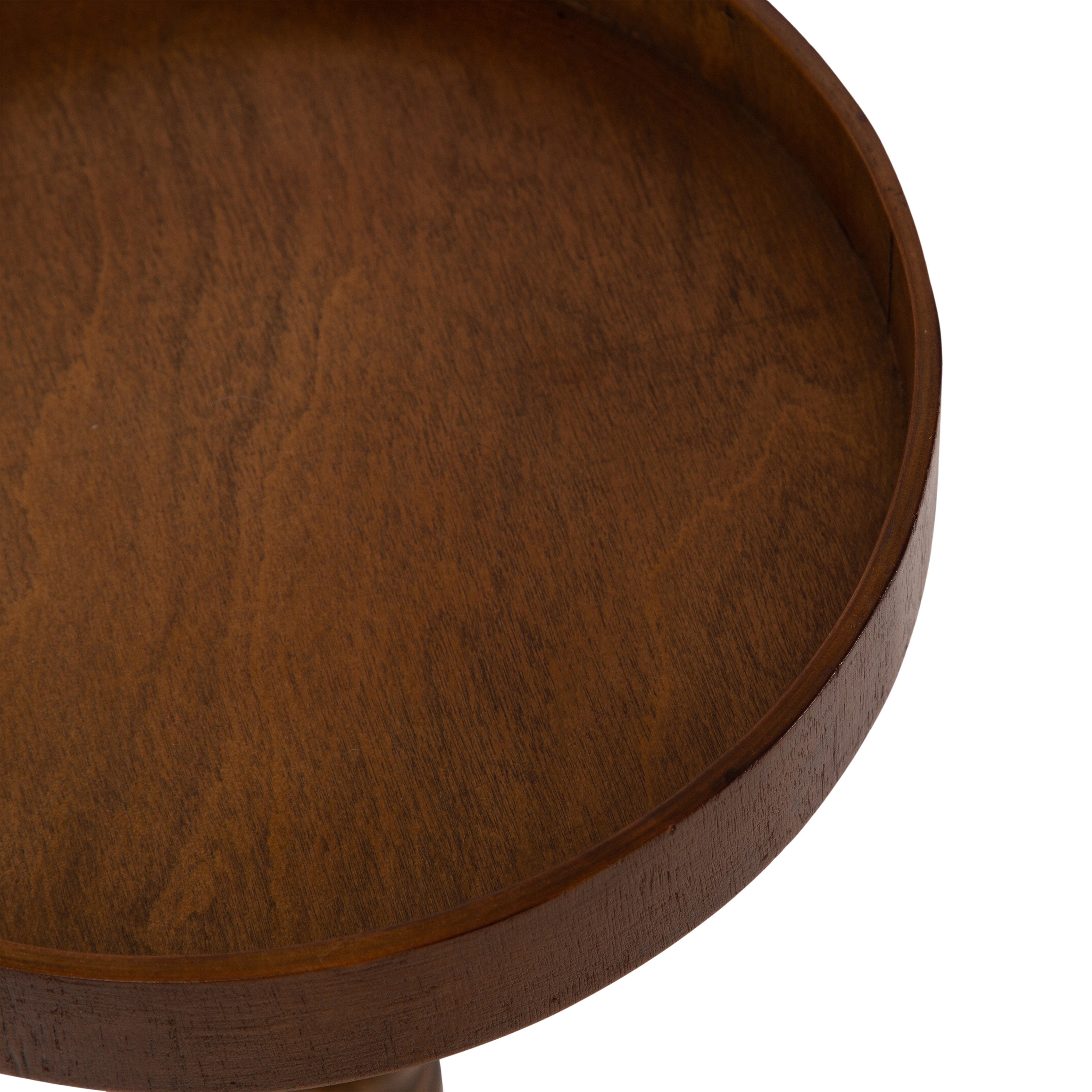 Drink Table Rustic Brown 10x10x22 6