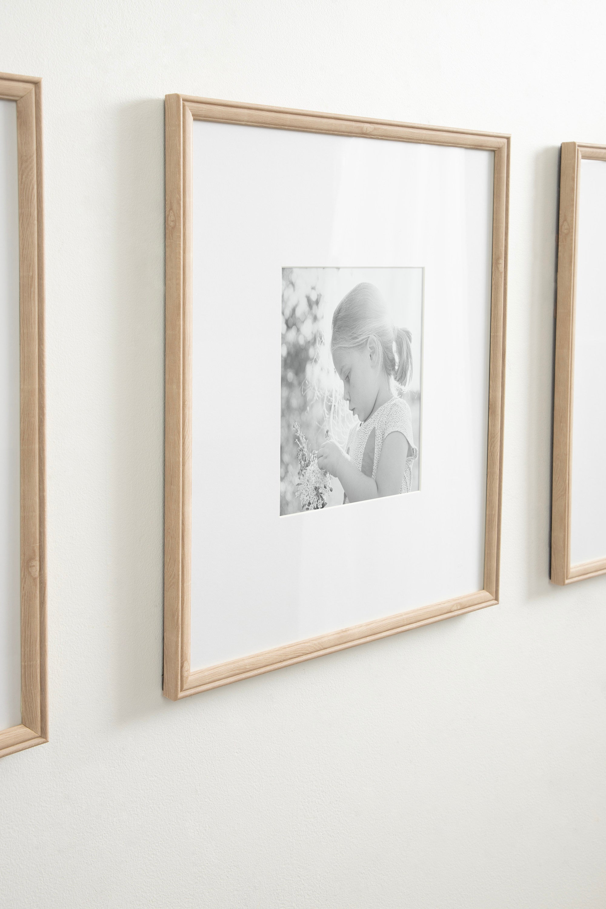 Wall Frame Natural 16x20 matted to 8x10 8