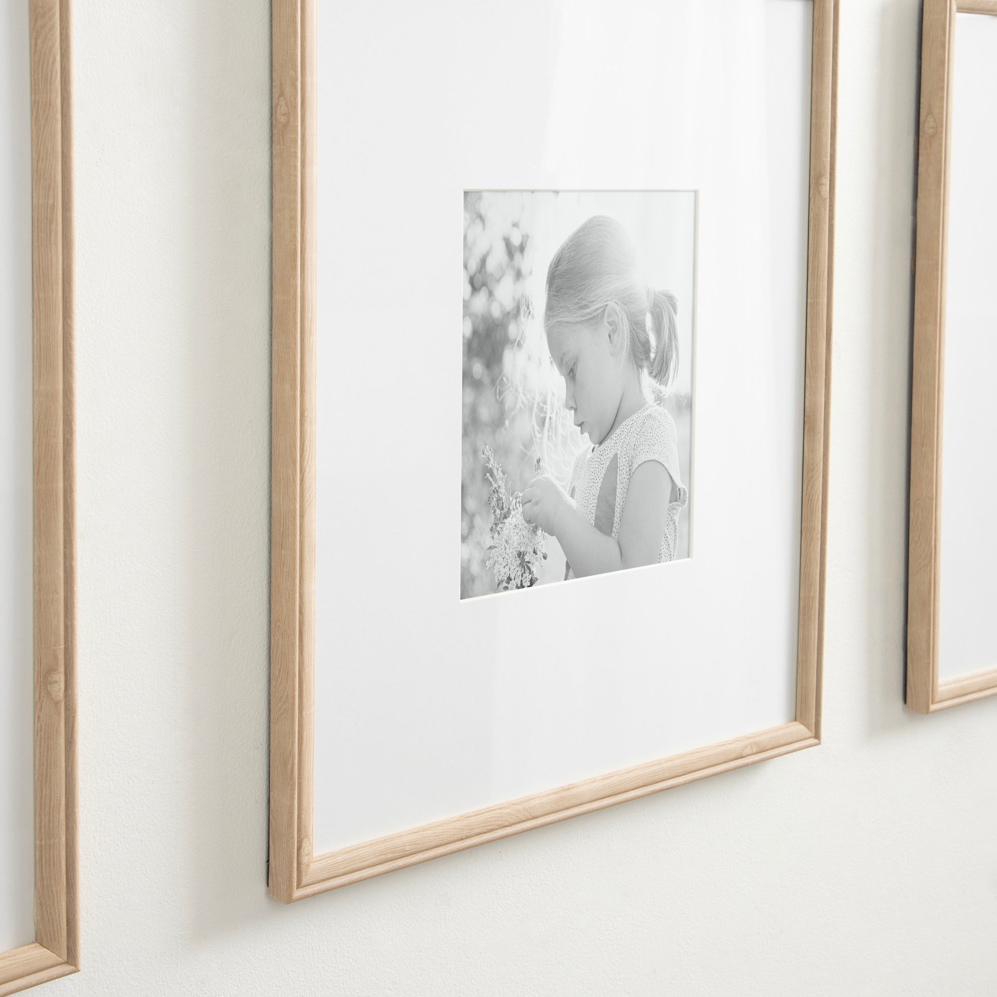 Wall Frame 16x20 matted to 8x10 Natural 8
