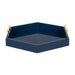 Single Tray Navy Blue Gold 18x18 2