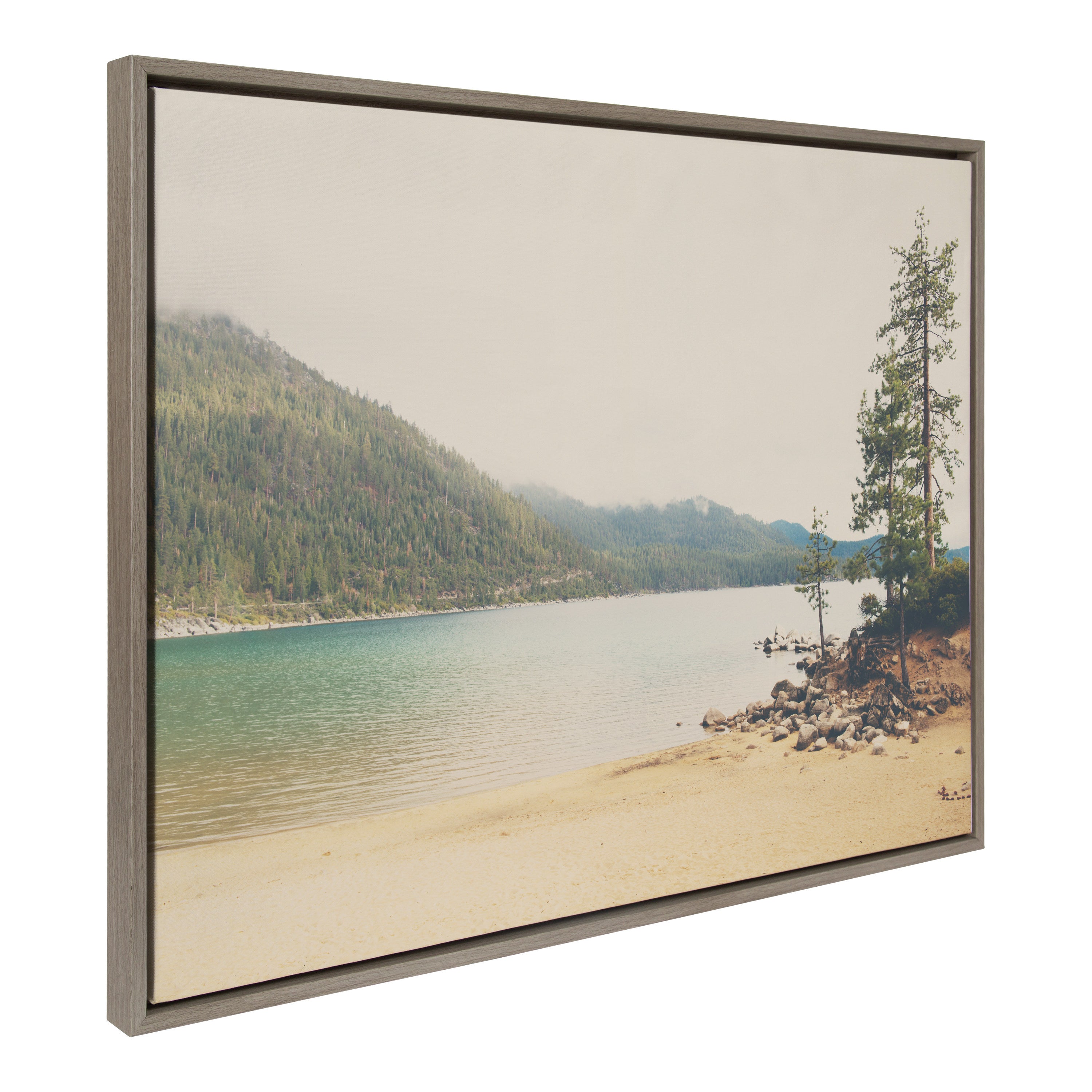 Framed Canvas Sylvie Graywash 28x38 2