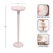 Drink Table 8x8x22 Pink 2