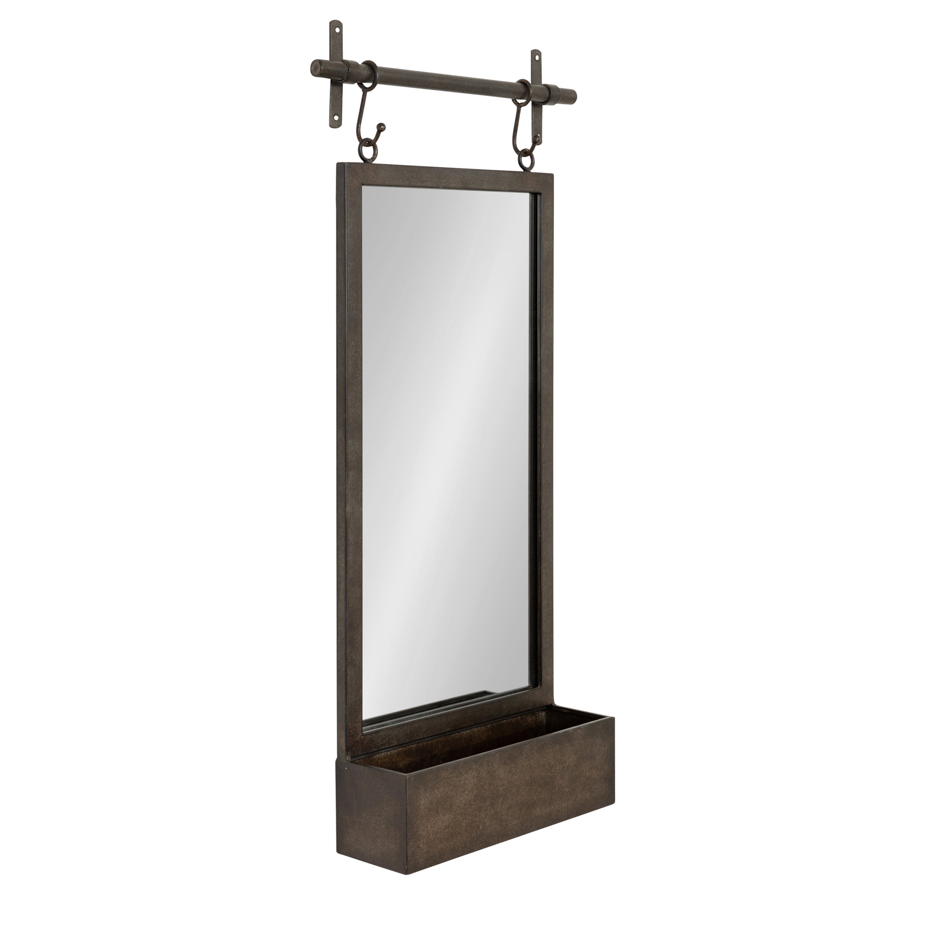 Gammons Wall Mirror with Shelf