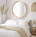 Round Mirror Natural 34" Diameter 7