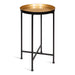 Tea Table Black/Gold 14x14x26 1