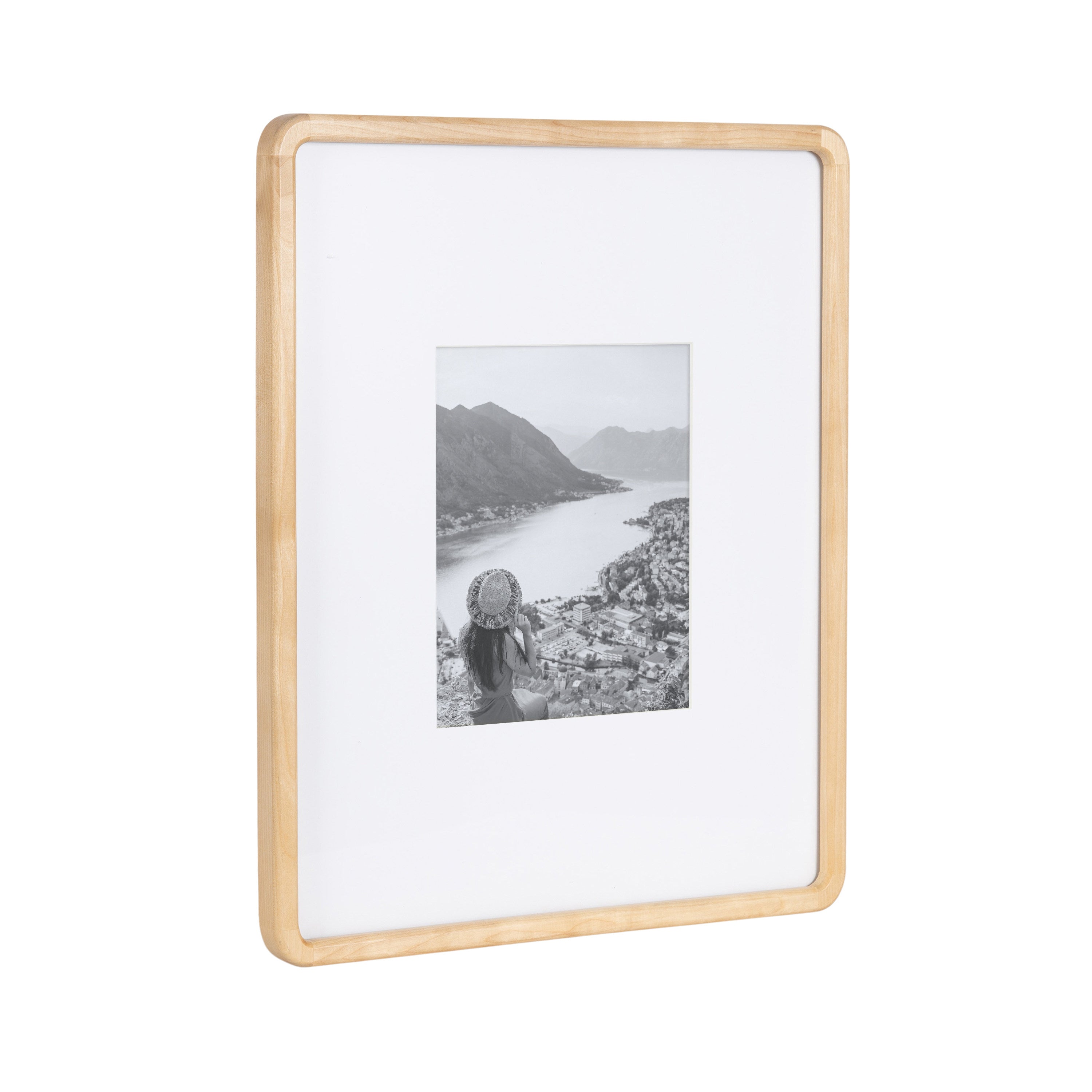 Wall Frame 16x20 matted to 8x10 Natural 5