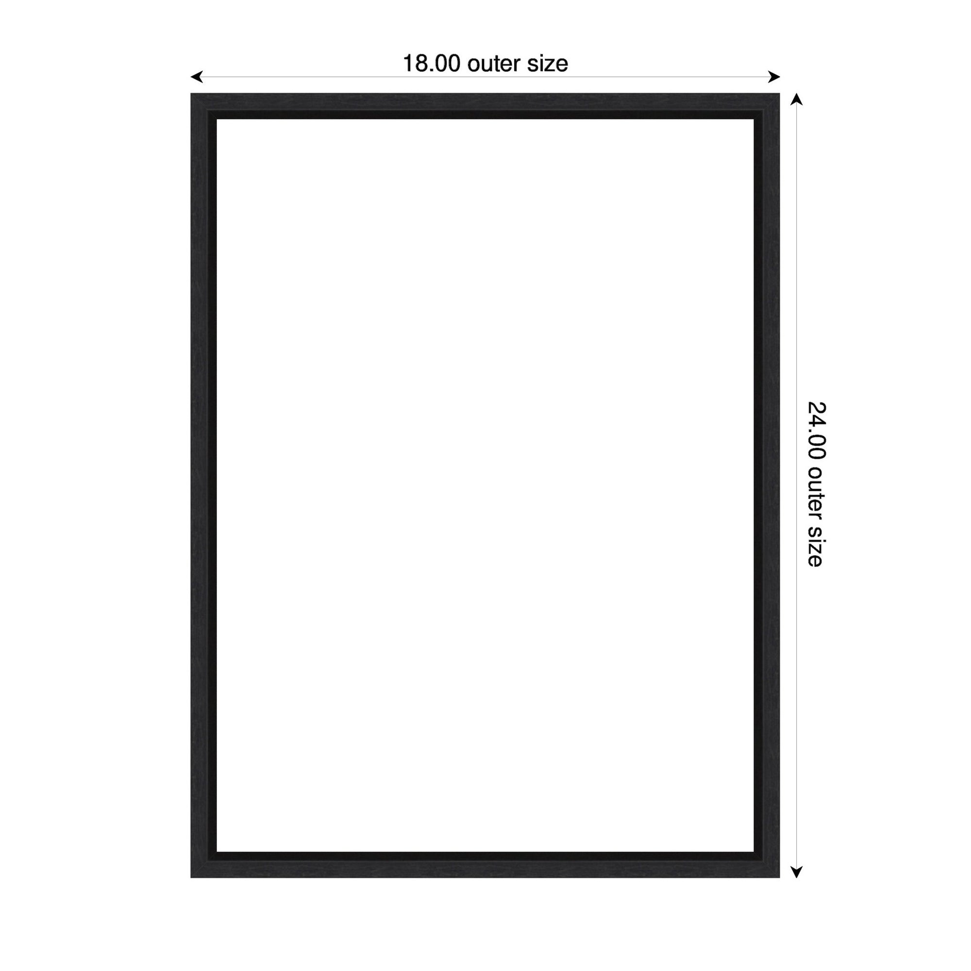 Art Set 2 Piece Set 18x24 Sylvie Black 2