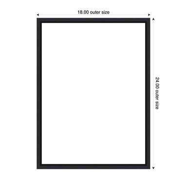 Art Set 2 Piece Set 18x24 Sylvie Black 2