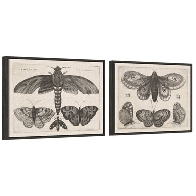 Art Set 2 Piece Set 18x24 Sylvie Dark Gray 1