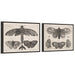 Art Set 2 Piece Set 18x24 Sylvie Dark Gray 1