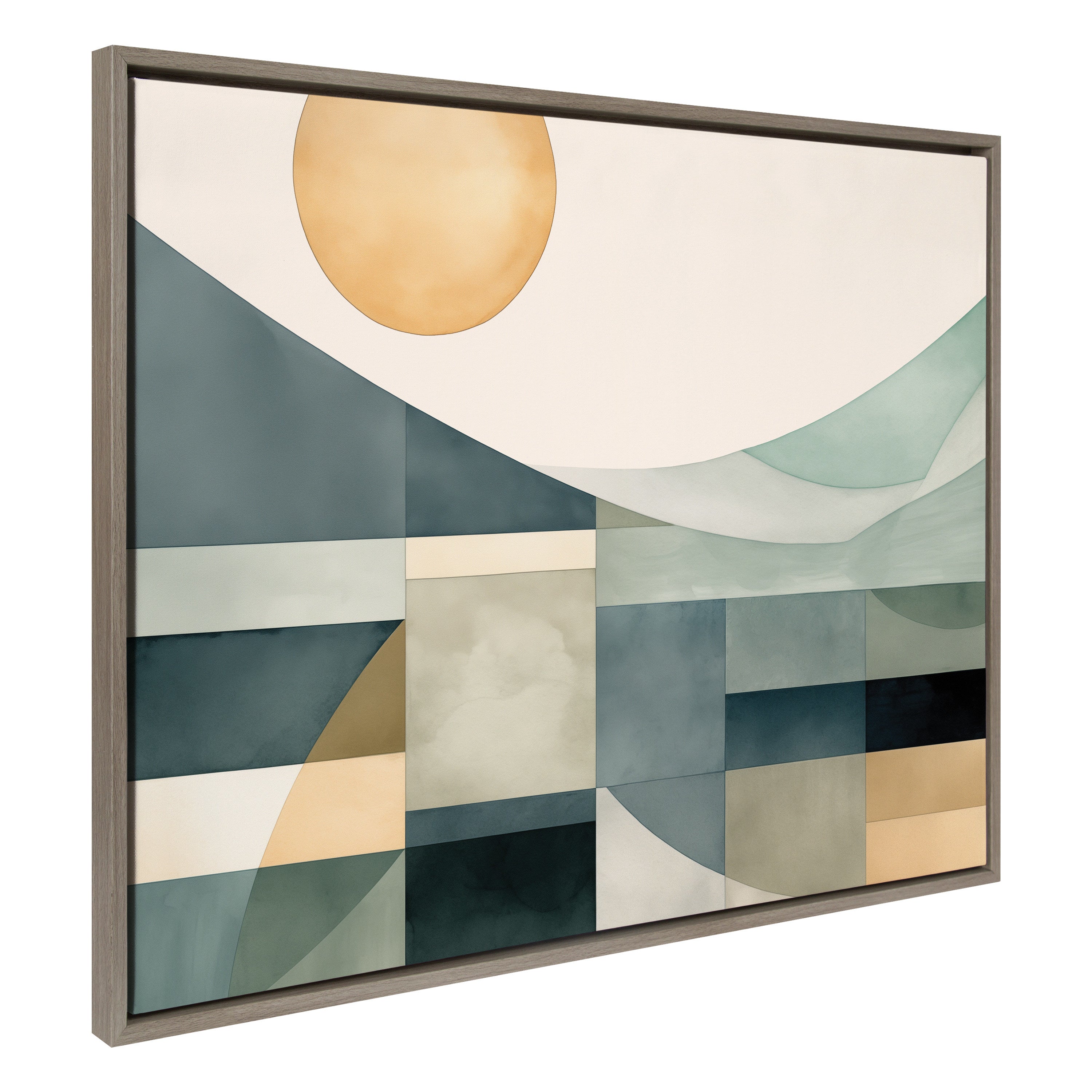 Framed Canvas 31.5x41.5 Sylvie Graywash 1