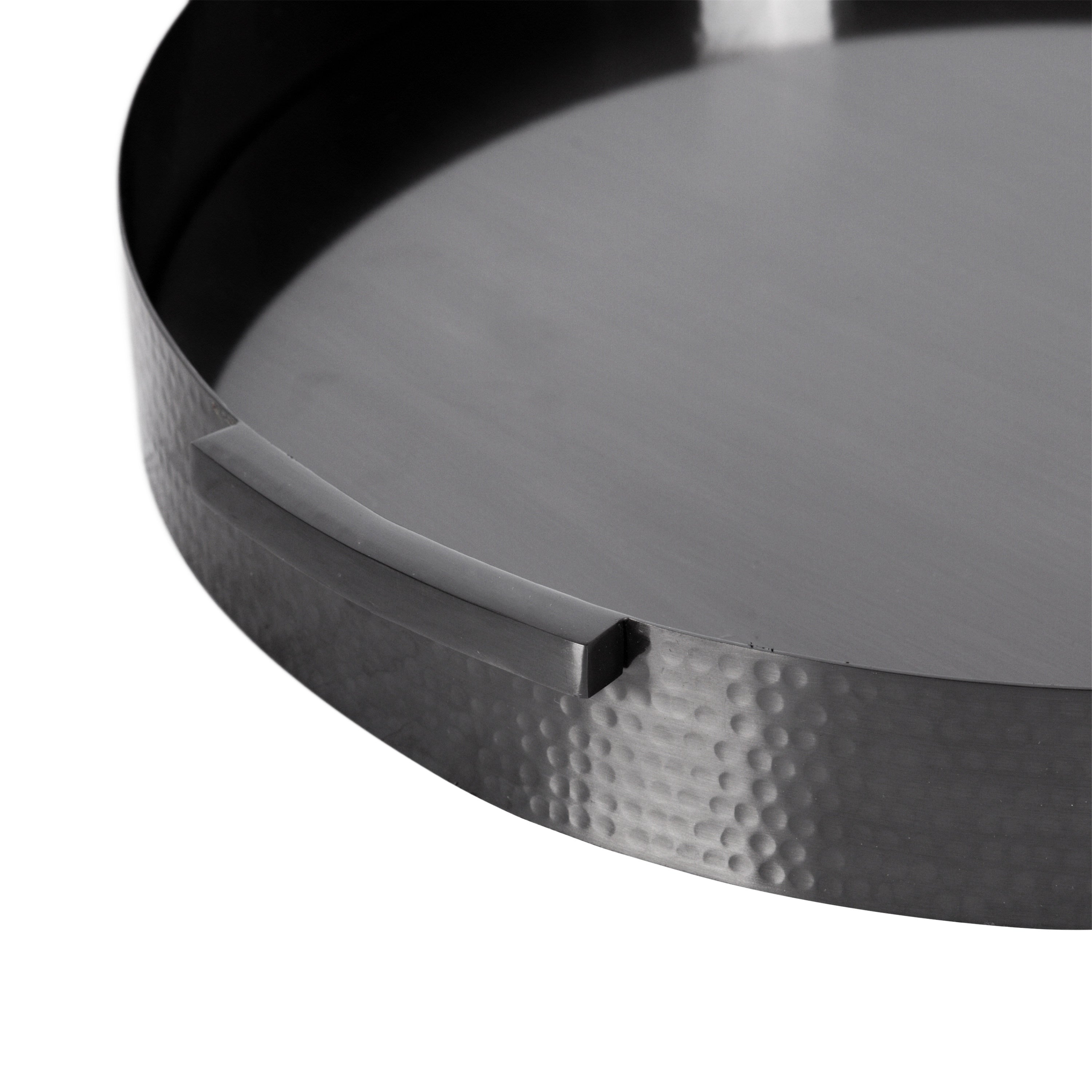 Single Tray 17" Diameter Pewter 3