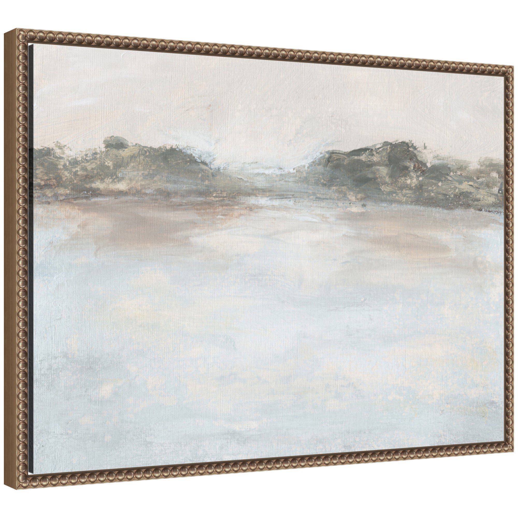 Framed Canvas 24x18 Sylvie Beaded Dark Gold 1