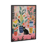 Gallery Whimsical Houseplants and a Black Kitty Cat Print by The Creative Bunch Studio