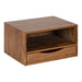 Floating Side Table Rustic Brown 12.5x10x7 1