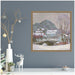 Framed Canvas Sylvie Dark Gold 16x16 5