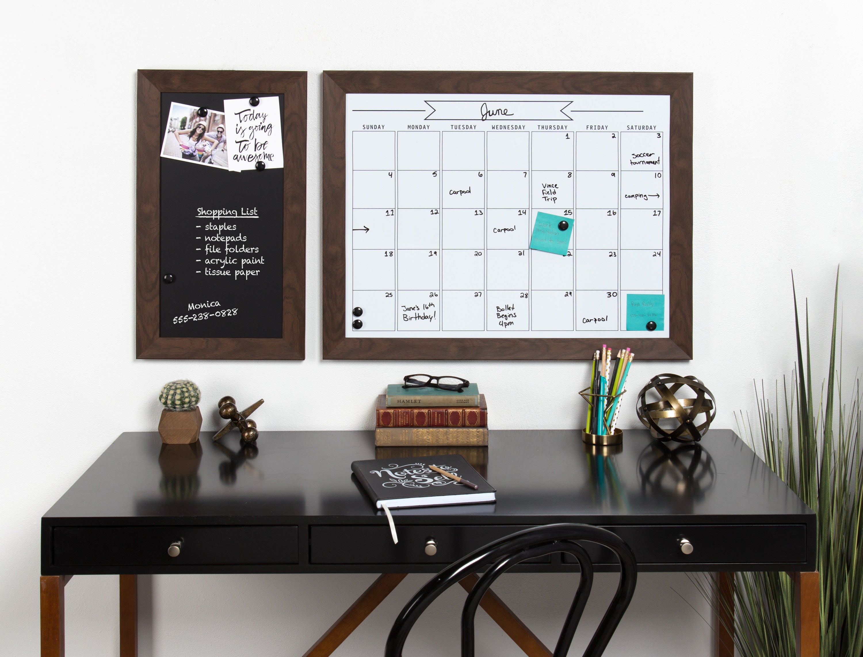 Monthly Calendars Brown 23x29 5