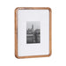 Wall Frame 11x14 matted to 5x7 Walnut Brown 5