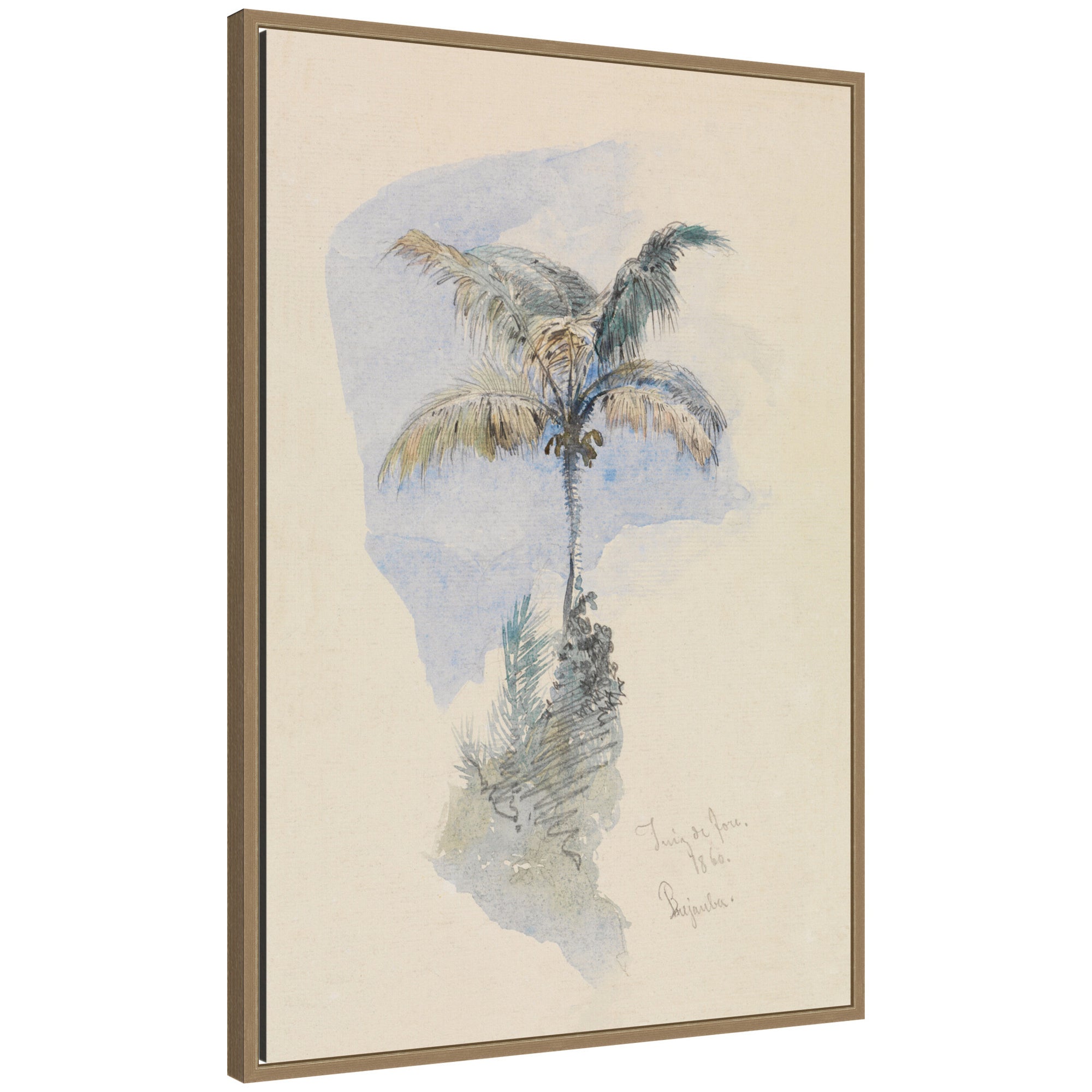 Framed Canvas 23x33 Sylvie Dark Gold 1