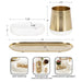 Trinket Storage Gold 3 Piece 2