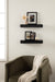 Floating Shelf Black 2 Piece 20" 7