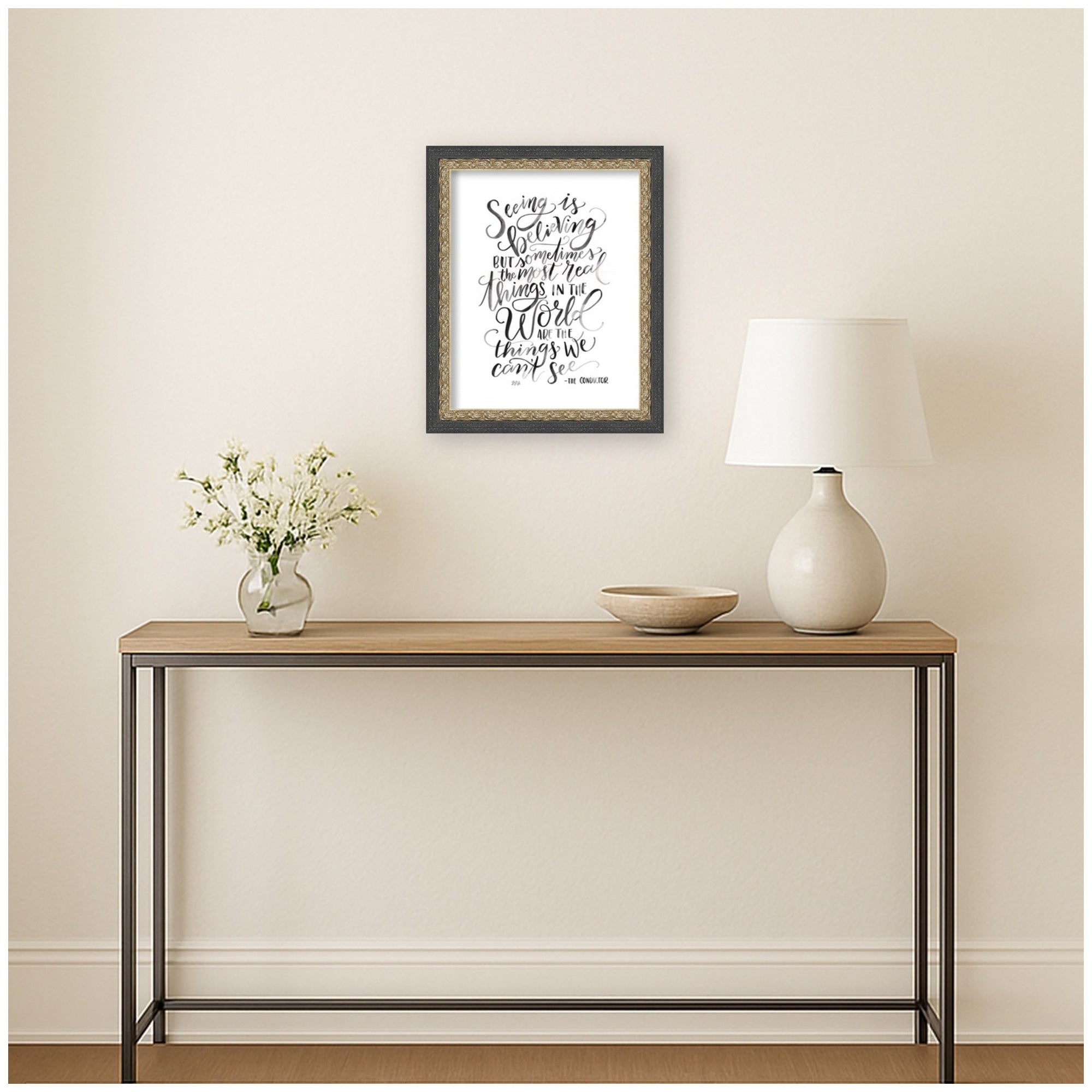 Mounted Canvas 10x12 Matinee Black Bronze 6