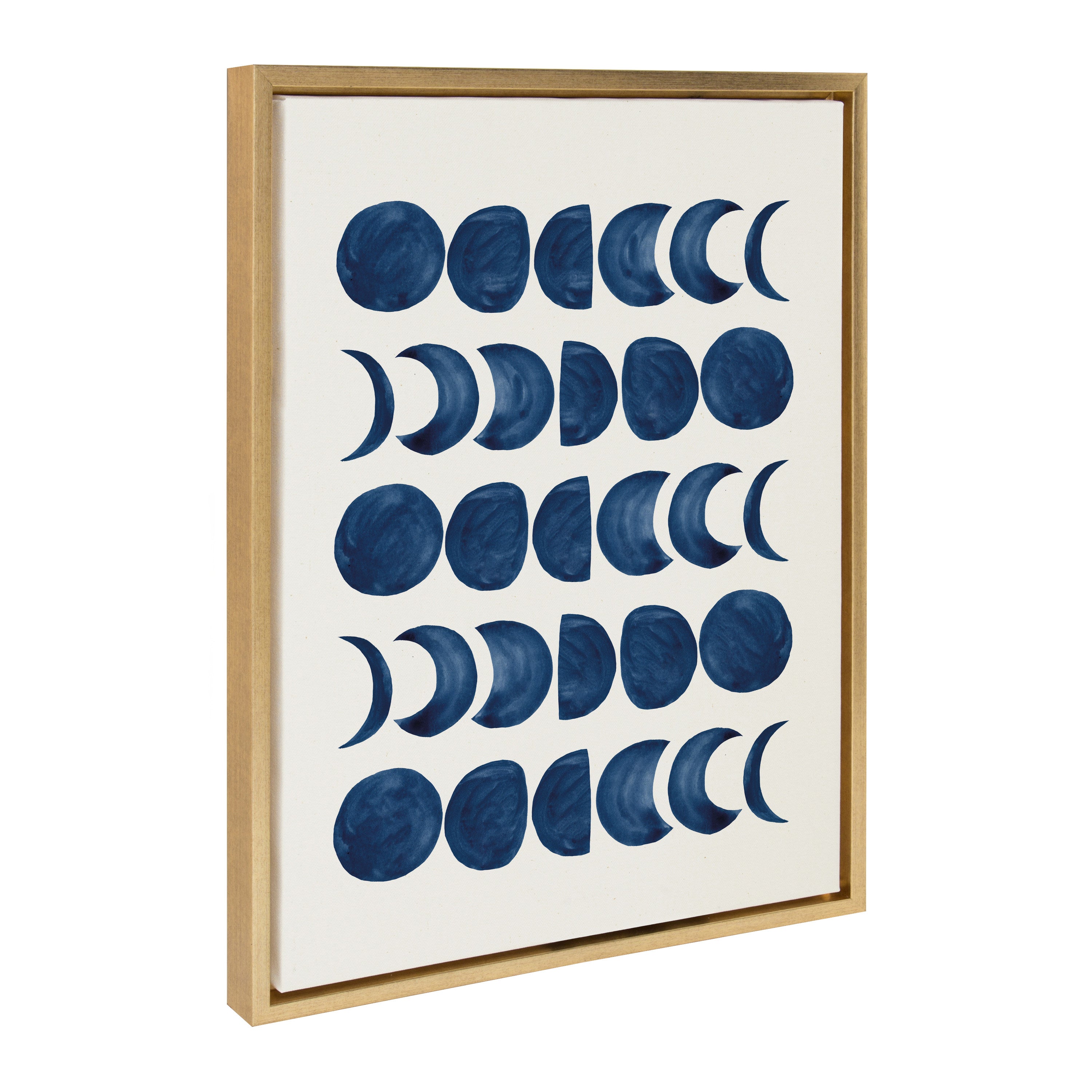 Framed Canvas Sylvie Dark Gold 18x24 2