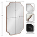 Scallop Mirror 24x36 Bronze 2