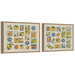 Art Set Sylvie Dark Gold 2 Piece Set 18x24 1