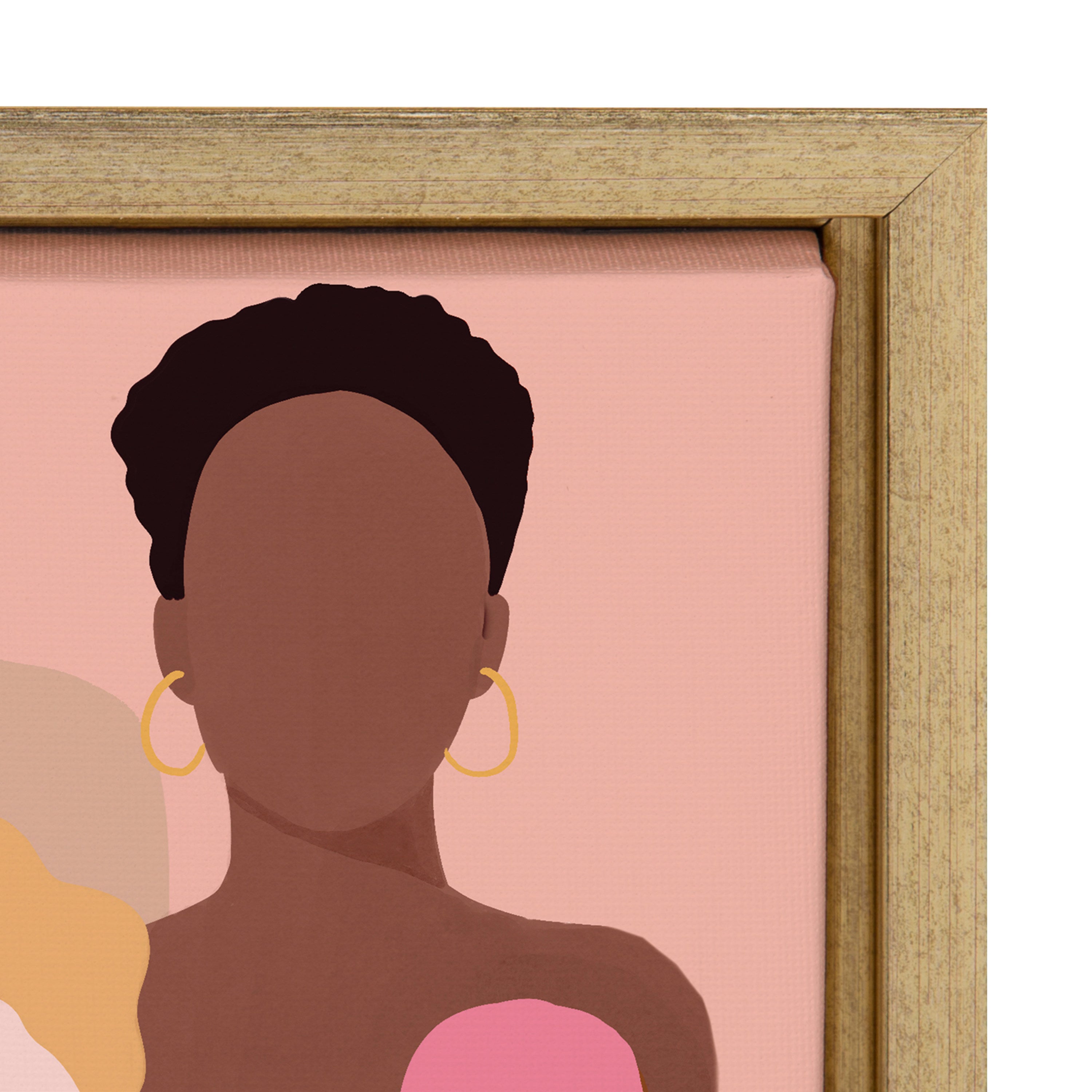 Sylvie Who Run The World Framed Canvas by Maja Tomljanovic