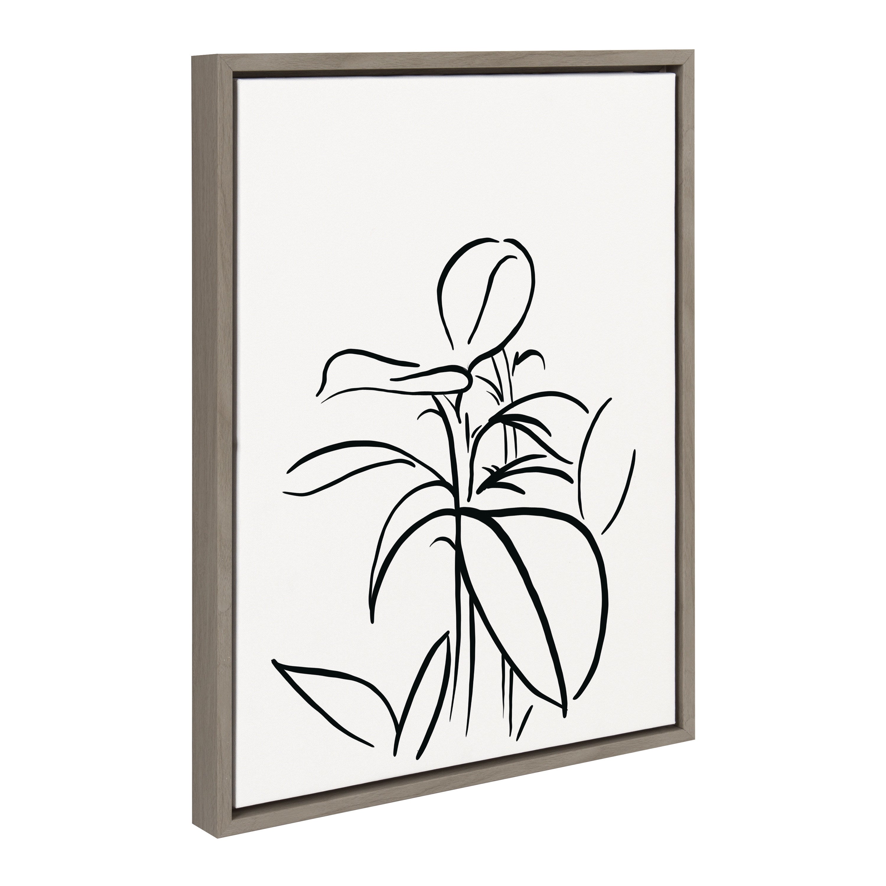 Framed Canvas Sylvie Graywash 18x24 2