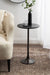 Drink Table Pewter Black 14x14x24 6