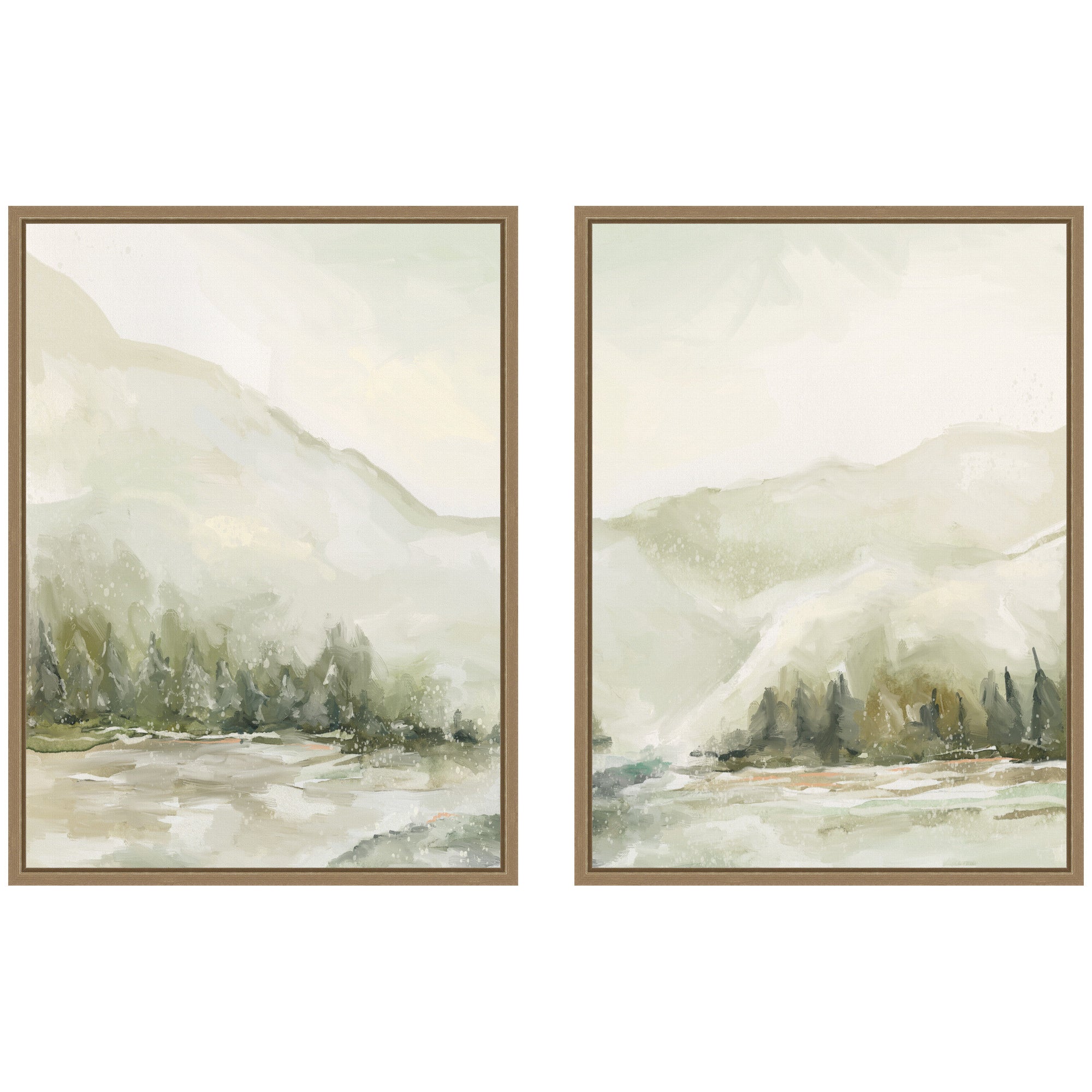 Art Set Sylvie Dark Gold 2 Piece Set 18x24 1