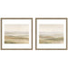 Framed Art Set 2 Piece Set 25x25 Florence Light Brown 1
