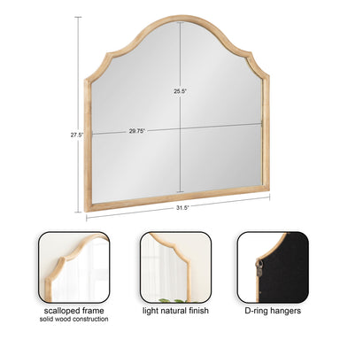 Arch Mirror Natural Beige 32x28 2