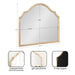 Arch Mirror Natural Beige 32x28 2