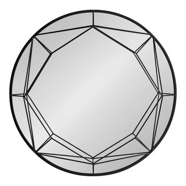 Decorative Mirror Black 30" Diameter 2