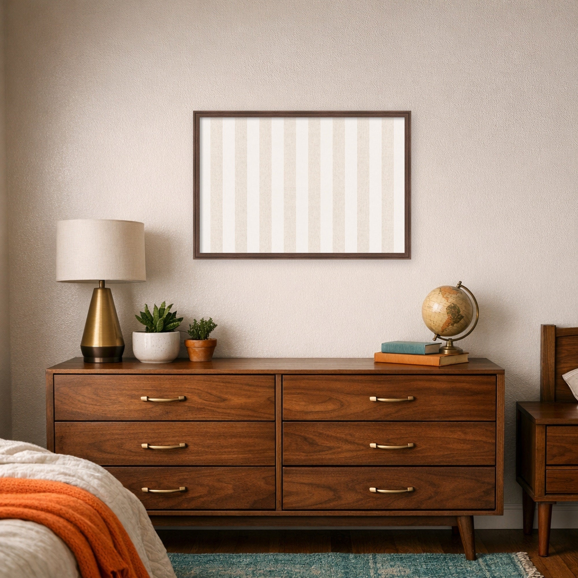 Magnetic Canvas 38x26 Florence Medium Brown 6