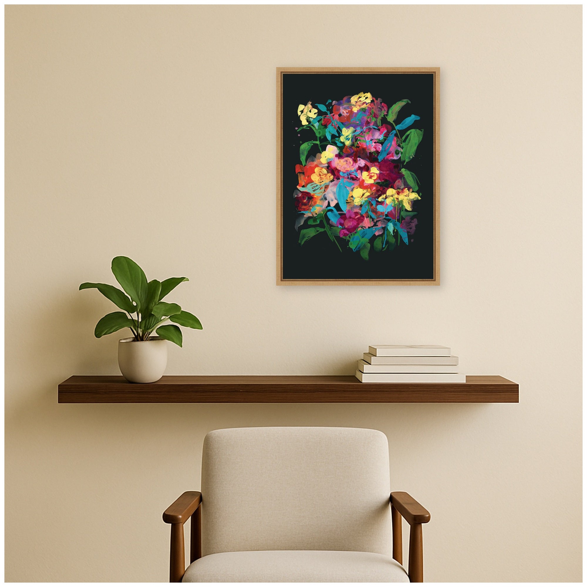 Framed Canvas 18x24 Sylvie Natural 6