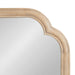Scallop Mirror Natural Beige 24x36 3