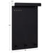 Multi Function Black 15x24 5