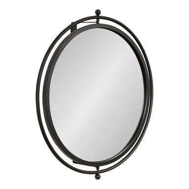Functional Mirror Black 21" Diameter 1
