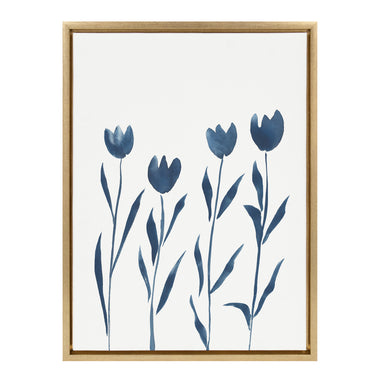 Framed Canvas Sylvie Dark Gold 18x24 1
